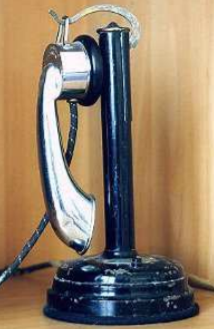 Le téléphone à cornet