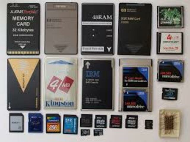 TARJETAS DE MEMORIAS