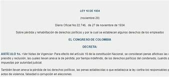 Ley 10 de 1934