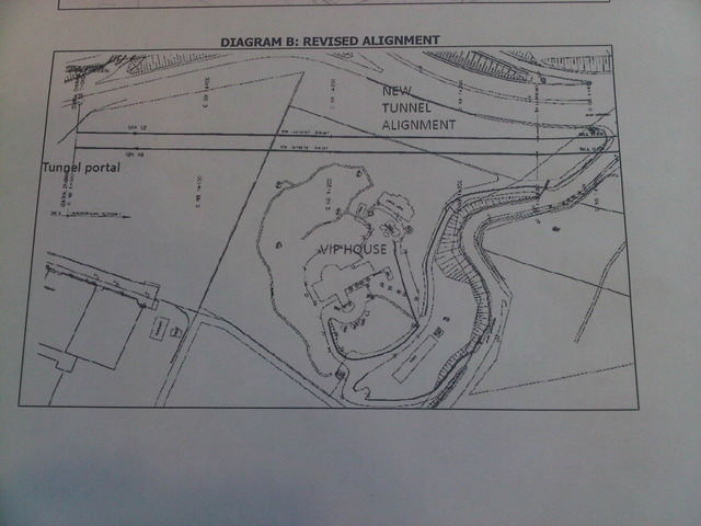 "MRT tunnel shifted to save VIP’s house"