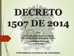 Decreto 1507