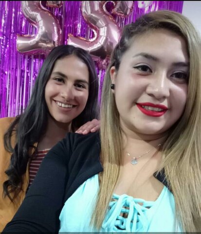 Celebración de cumpleaños a mi hermana