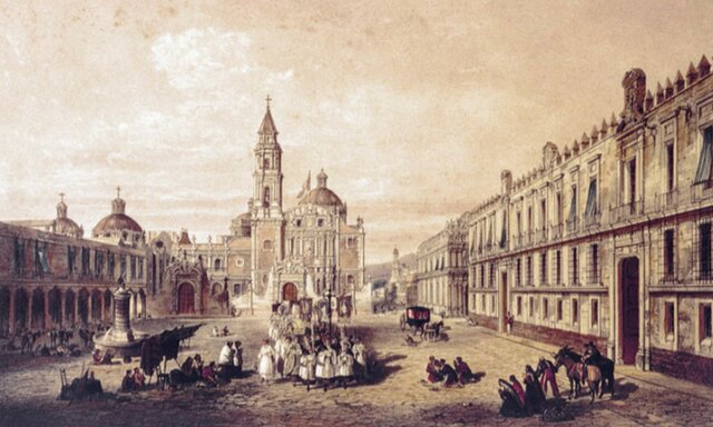 1716; Se derrumba el primer templo  de Santo Domingo