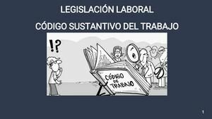 Código Sustantivo Del Trabajo