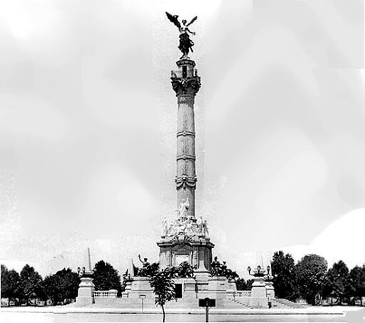 16 de septiembre, 1910, Se inaugura el Ángel de la Independencia en la ciudad de México.