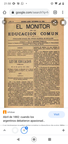 Ley de educacion  comun (ley 1420)