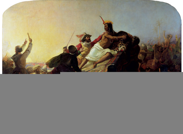 Pizzaro conquers Incan Empire