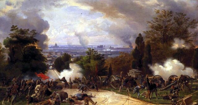 Final battles as the last barricades of the Commune fall to Versailles