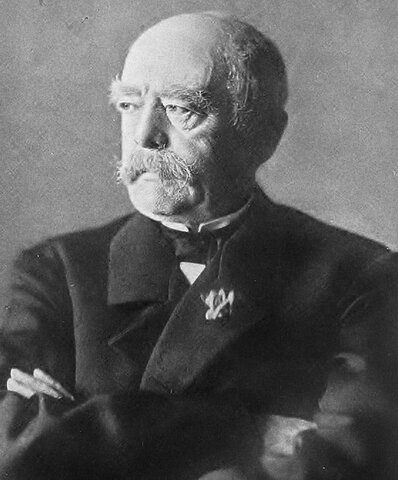 Otto became the chancellor of the German confederation