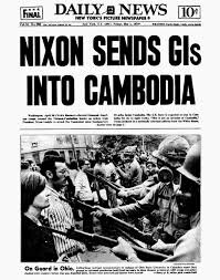 Nixon sends troops to Cambodia