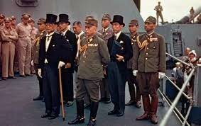 Japan surrenders to the Allies