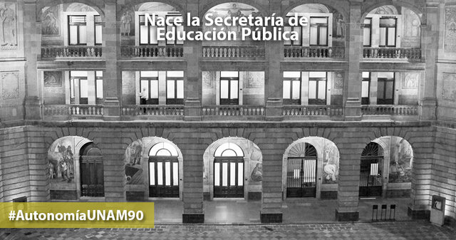 Fundación de la Secretaría de educación publica