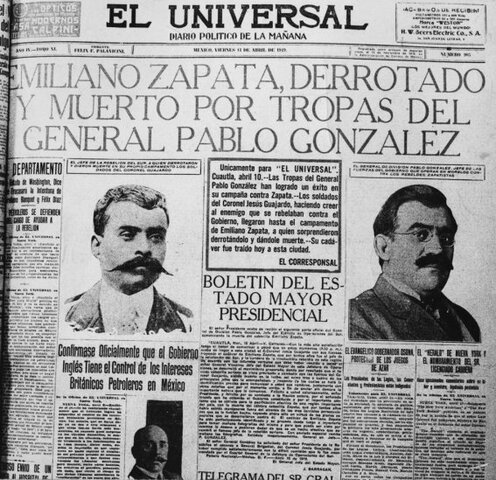 Muerte de Emiliano Zapata