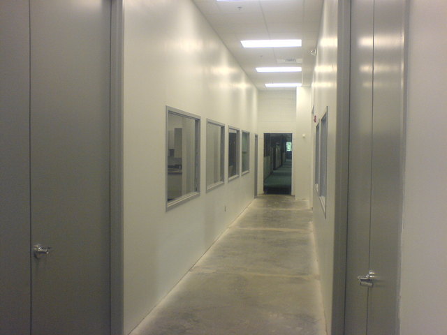 Updated shot of interior hallway