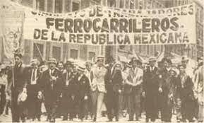 el gobierno reprime un movimiento obrero organizado por ferrocarrileros