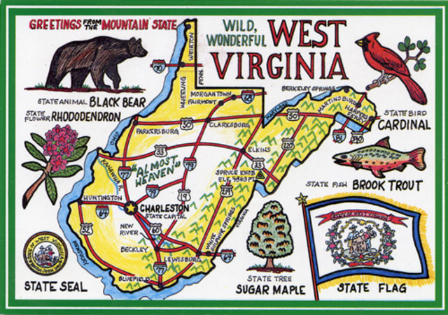 When West Virginia became a state.