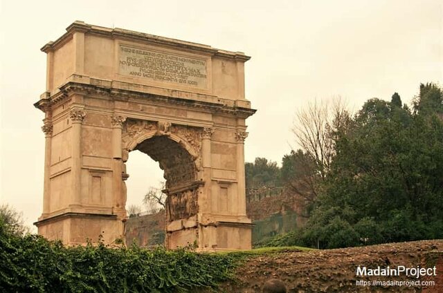 Domitian Constructs the Arch of Titus