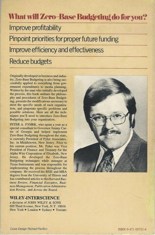 Rediseño del presupuesto base cero en EE UU