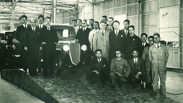 Yoshisuke Aikawa, William Gorham, Masujiro Hashimoto, Rokuro Aoyama