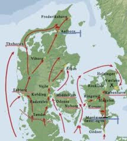 Alemanya pren diferents territoris d'Europa