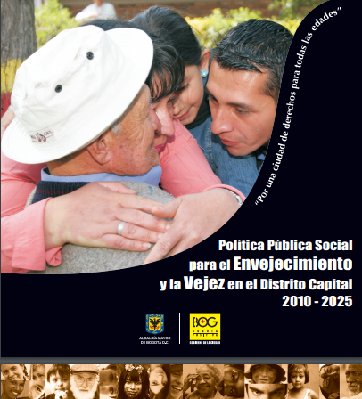Política publica Bogotá. vejez y envejecimiento