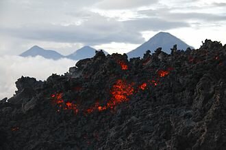 Erupcion del Volcan de Pacaya