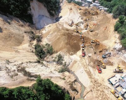 Deslizamiento de tierra en El Cambray II