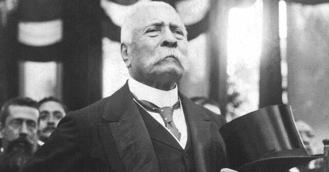 -Díaz renuncia a la presidencia y se va exiliado a Francia