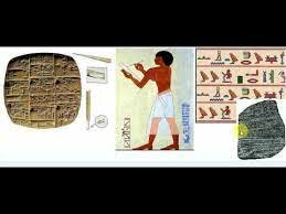 ESCRITURA CUNEIFORME Y JEROGLIFICA