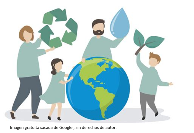 Cuidando el planeta tierra (caring for the earth).