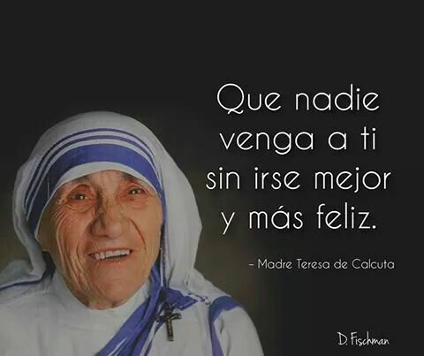 Premio Nobel de la paz, Teresa de Calcuta.