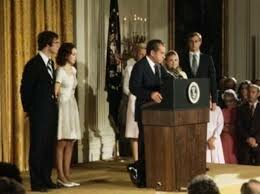 Nixon resigns