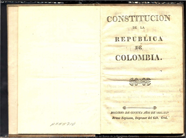 Constitución de Cúcuta.