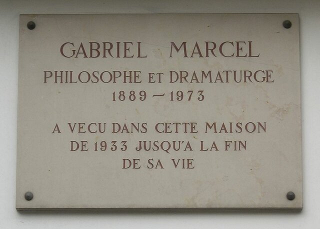 GABRIEL MARCEL 1889 - 1913 (EXISENCIALISMO)