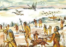 Paleo Indians live throughout North America.
