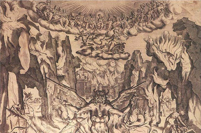 Repr_La Pellegrina (4th Intermezzo). Esc_Buontalenti.