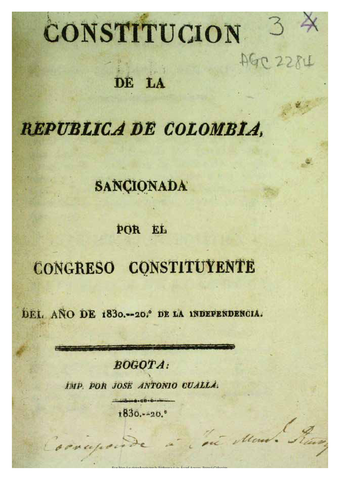 Constitución de Bolívar.