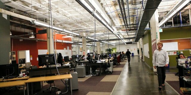 Las oficinas de Facebook