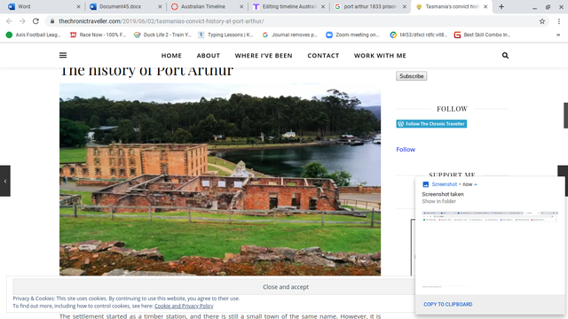Port Arthur, Tasmania 1833-1850