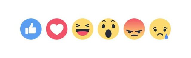 Las reacciones de Facebook
