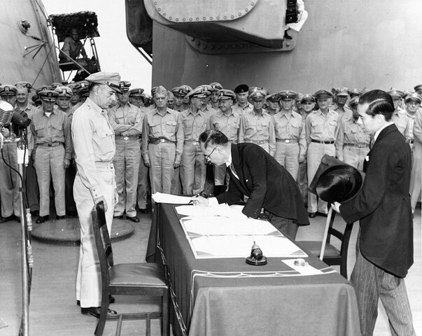 El fin de la segunda guerra mundial