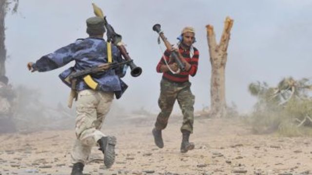 Libyan Insurgents Fight Back
