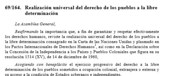 La Declaración de Independencia de los Países y Pueblos Coloniales