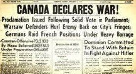 Canada Enters “The Great War'' (-2)