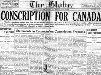The 1917 Conscription Crisis (-2)