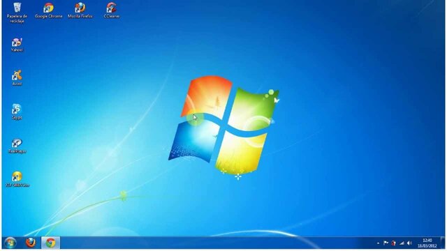 Windows 7 aparece