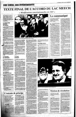 Échec de l’accord du lac Meech