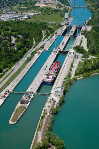 Official Opening of the St Lawrence Seaway.