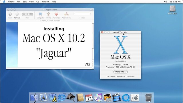 Mac OS X 10.2 “Jaguar”