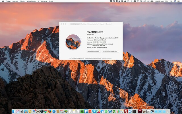Mac OS X 10.12 Sierra